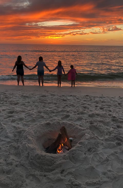 Our Family enjoying Windmark Beach.