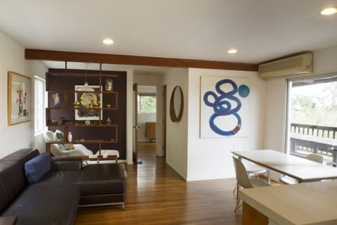 Open layout living room