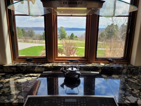 Kitchen view of Lake Leelanau
