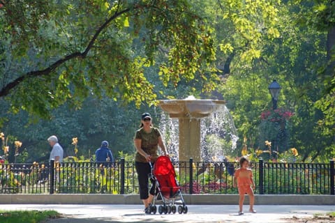 2 beautiful parks are within a few blocks of the home.