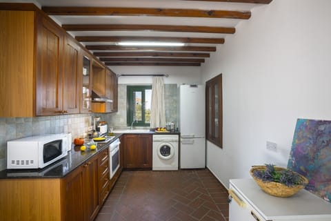 Modern kitchen with plenty of worktop space and fully equipped