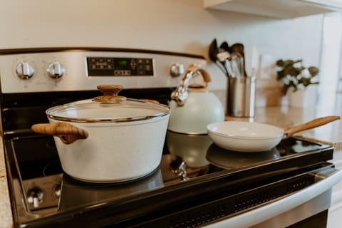 All new cookware provided to make at home meals!