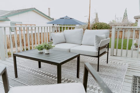 Enjoy your morning coffee from our beautify outdoor deck!