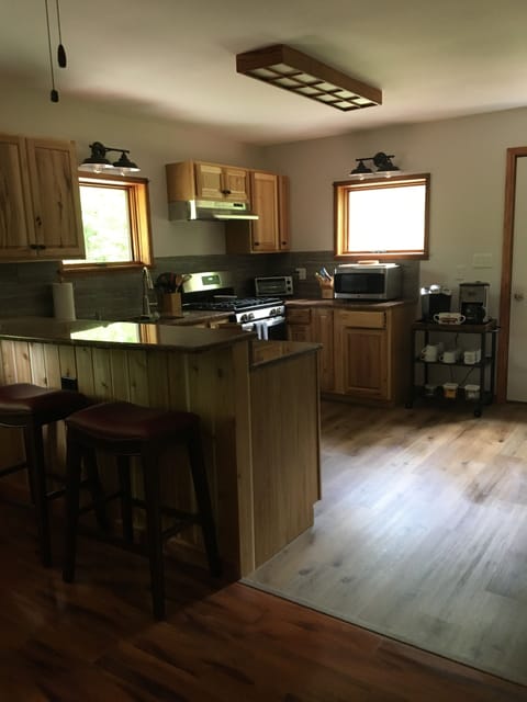Newly remodeled kitchen. 