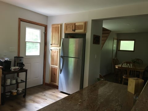 Open kitchen dining area. 
