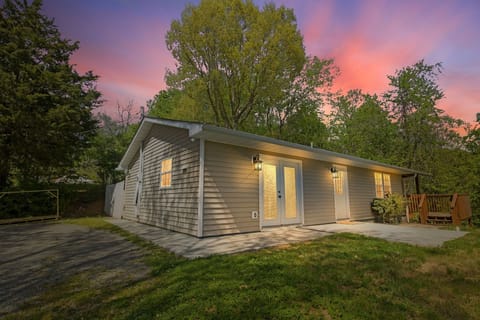 Our lovely home at dusk - it's so peaceful here!