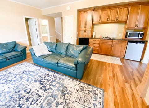 Down stairs kitchen area and living room