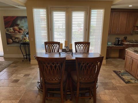 Informal bar/work area.