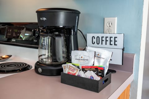 Complimentary coffee bar