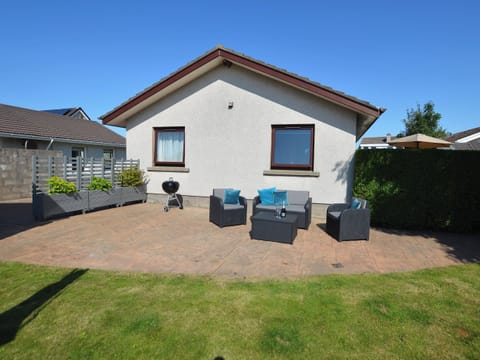 Rear patio area | March Brown, Garmouth, near Elgin