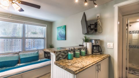 Extra counterspace for a great meal.