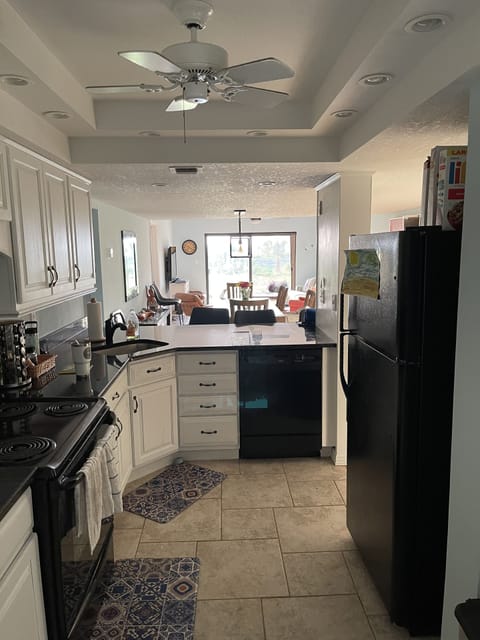 Modern kitchen with granite counter tops and all the tools you need. 
