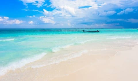 Xpuha beach, short drive.
