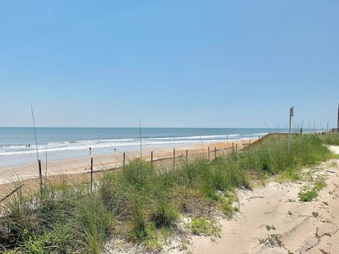View of beach that is just across the road from condo