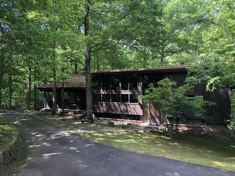 Front of the house in spring 
