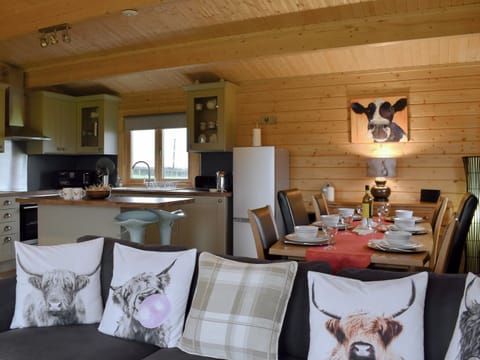 Open plan living space | Scarlett Lodge, Dolwen, near Abergele