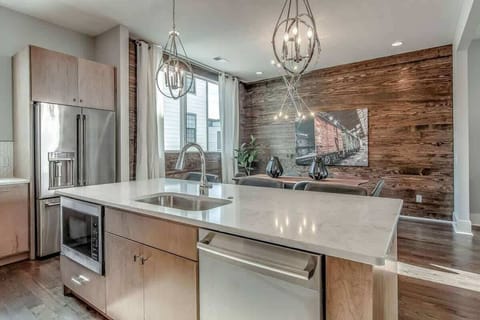 Fully equipped modern kitchen