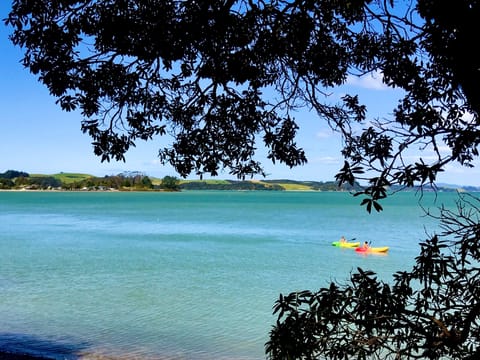 Views of Te Puna Inlet from your private balcony plus direct access to the water