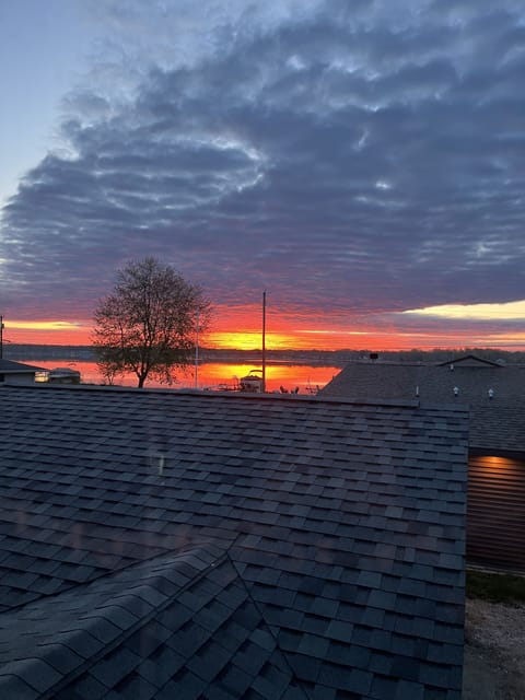 View from bedroom window 