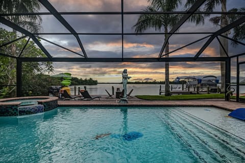 No special effects needed.  This is our sunset view. 