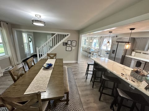 Great view of all the dining seating options.  24 seats here. 