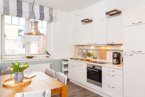 Kitchen in the holiday apartment Amrumer Strandhaven