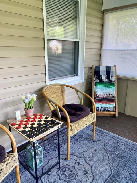 Relax, feel the breeze, sip iced tea, play checkers, and soak up summer days.
