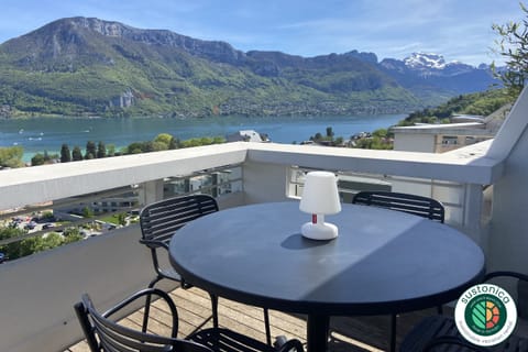 Principally balcony with lake view