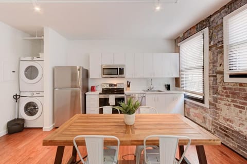 If you`re staying a little longer or have been traveling a lot and need some fresh laundry, we have a full-size washer and dryer.We have an ideal size refrigerator for storing cold beverages and takeout or leftover food.