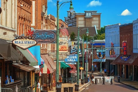 Home of the blues - Beale Street is always a fun place to go for great music and entertainment. It is just 6 mins walk or .3 miles short ride by car.