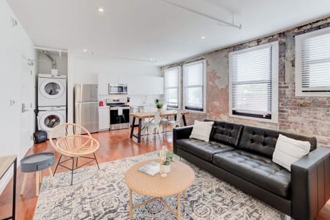 If you`re staying a little longer or traveling a lot and need some fresh laundry, you will have a full-size washer and dryer inside the apartment.