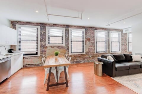 There are blinds in every window. You have full control over the amount of natural light that comes in.