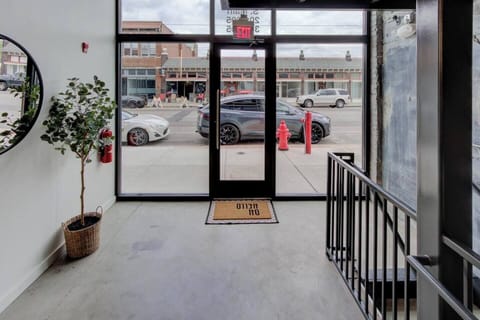 Entranceway to the building and to your apartment.