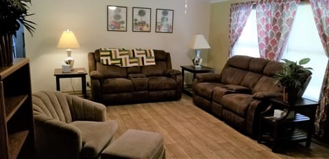 Living room viewed from Master Bedroom