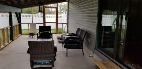 Screened patio off of dining area - cushions not put out yet