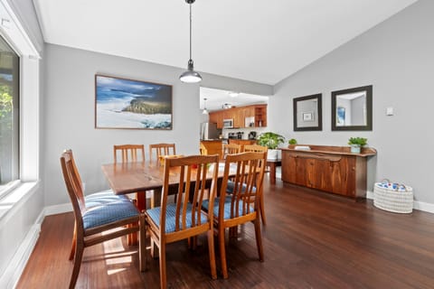 Enjoy meals together in this beautiful space