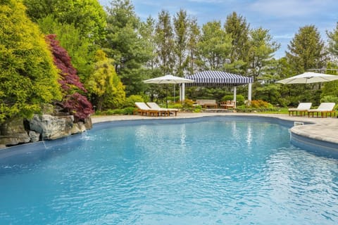 MINERAL SPRING POOL!
6 Lounge Chairs w/ umbrellas, Covered Cabana