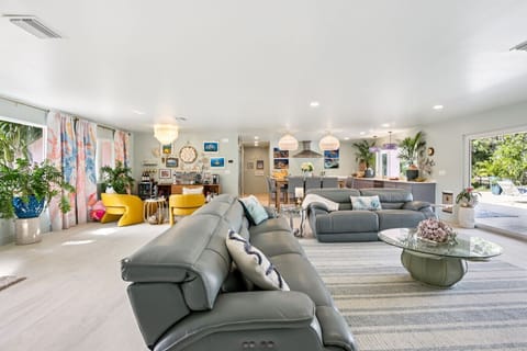 Living room with view