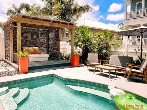 Relax Poolside in the Pergola