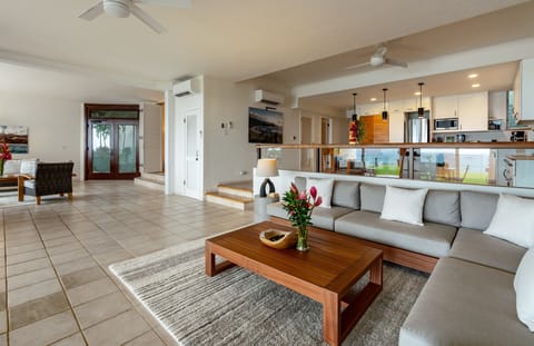 The living room (facing back toward the entry)