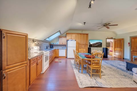 2nd Floor Kitchen, Dining Table also used for Roulette, card table