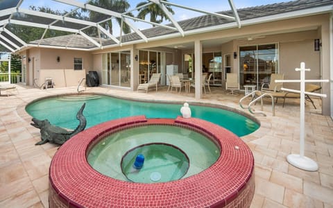 Heated Pool with Spillover Spa