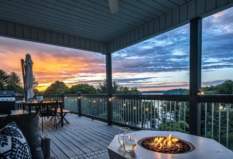 Porch side lake sunsets are the best.