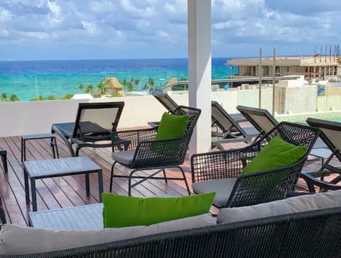 Your rooftop pool with views galore.