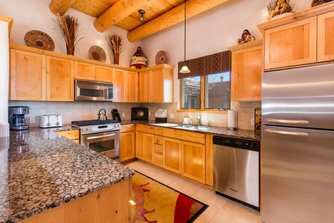 Large Kitchen with Stainless Steel Appliances