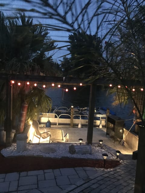 Watch the sunset from your private dock!