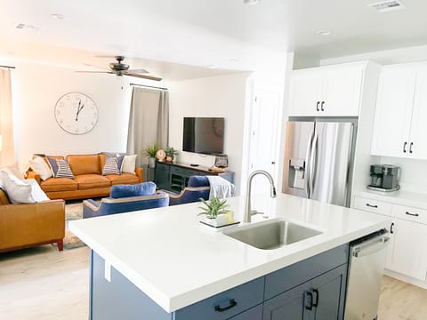 Kitchen and Living room