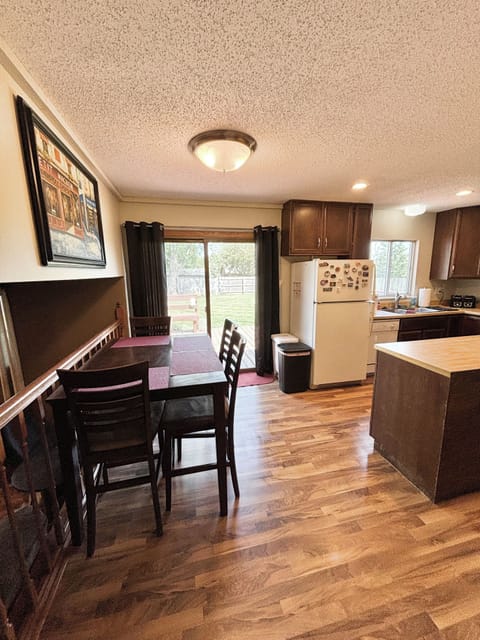 Eat in kitchen with seating for 4.