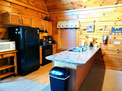 Fully equipped kitchen where you can cook amazing meals.