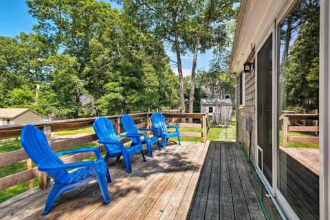 Yarmouth Vacation Rental | 1 Story | 2BR | 1.5BA | 1,050 Sq Ft | Stairs Required